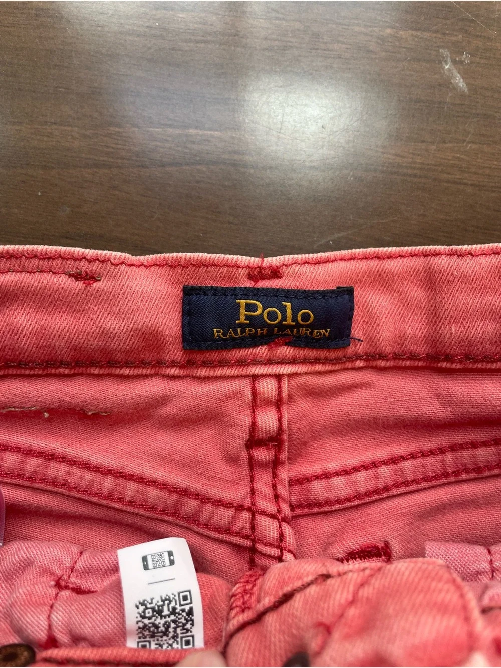 Polo by Ralph Lauren Kids Coral Denim Shorts